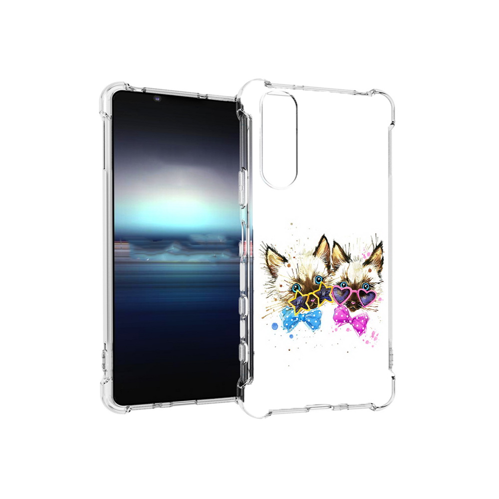 

Чехол MyPads Tocco для Sony Xperia 5 милые котята (PT154834.228.474), Прозрачный, Tocco