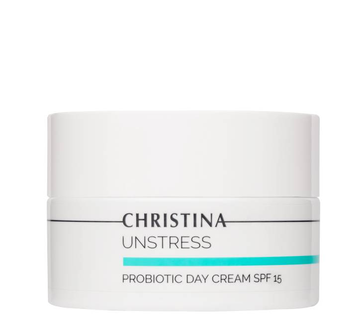 Купить Крем для лица Christina Unstress ProBiotic Day Cream SPF 15 50 мл, Unstress ProBiotic Day Cream SPF 12