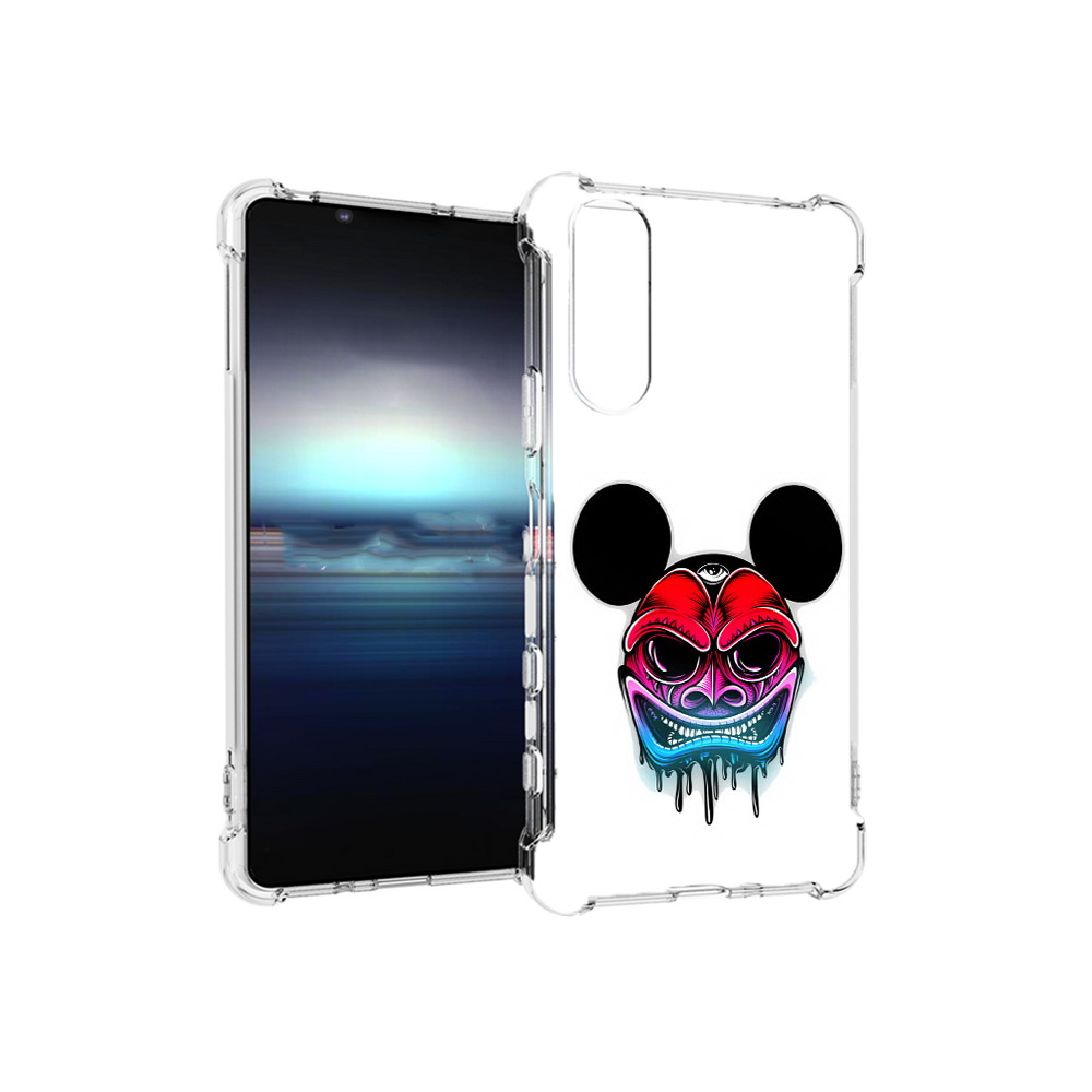

Чехол MyPads Tocco для Sony Xperia 5 микки в маске (PT154834.228.473), Прозрачный, Tocco