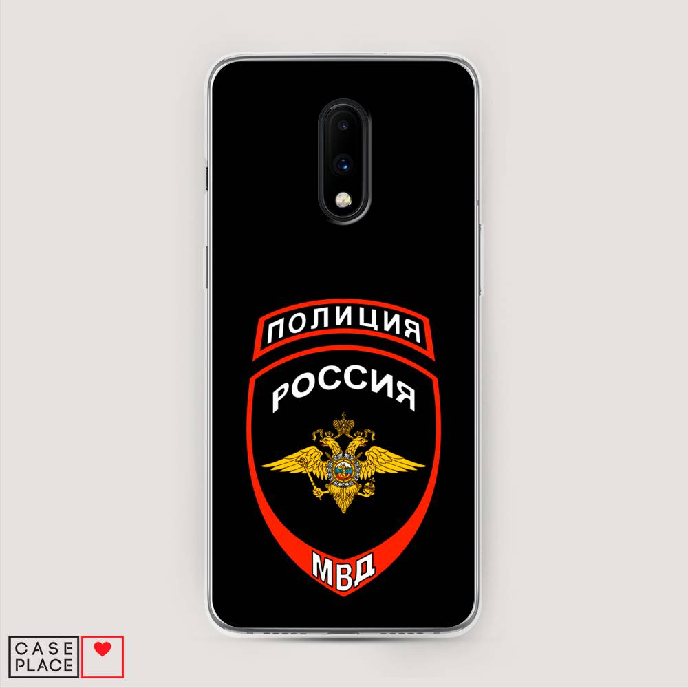 

Чехол Awog на OnePlus 7 / ВанПлас 7 "Полиция шеврон", Черный;красный;белый, 150750-5
