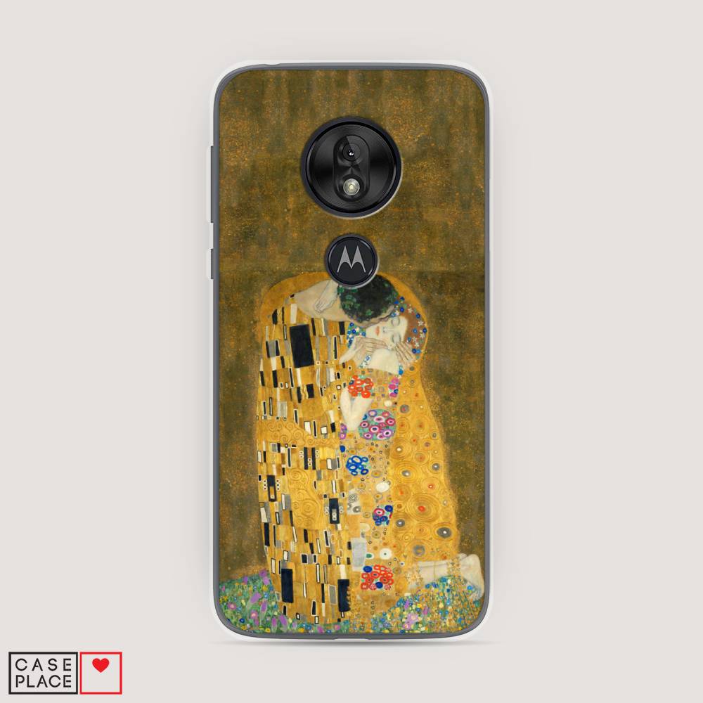 

Чехол Awog на Motorola Moto G7 Play / Моторола Мото G7 Плэй "Поцелуй Гюстава Климта", Разноцветный, 241250-9