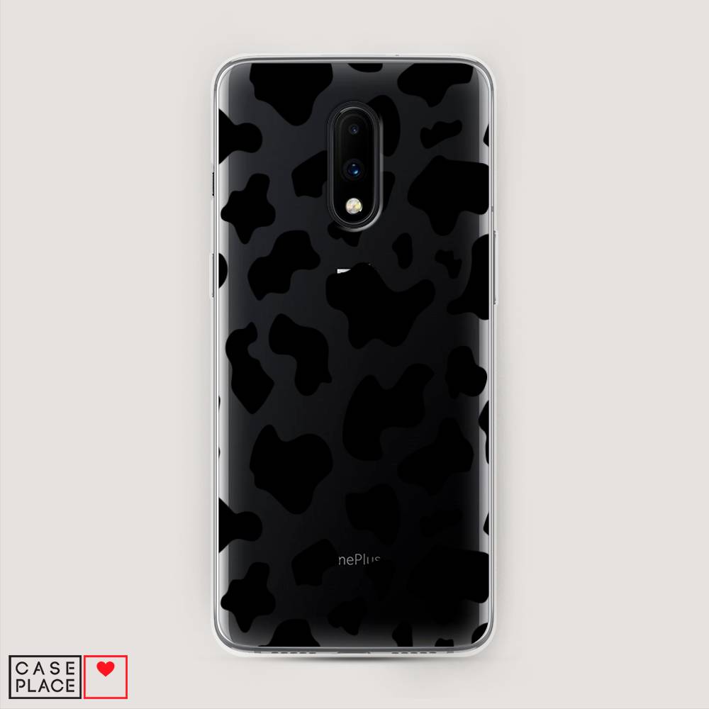 

Чехол Awog на OnePlus 7 / ВанПлас 7 "Пятна коровы черные", Черный, 150750-2
