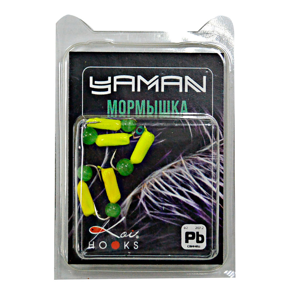 

Мормышка Yaman Гвоздешарик желтый, d-2,5 мм, вес 0,6 г, кошачий глаз зеленый, 00-00020560