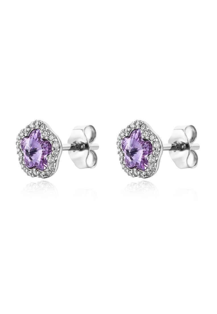 

Серьги-пусеты из серебра с фианитом Ogisana A38347, A38347