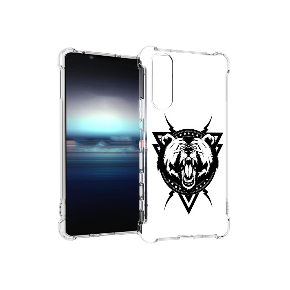 

Чехол MyPads Tocco для Sony Xperia 5 медведь в треугольнике (PT154834.228.464), Прозрачный, Tocco