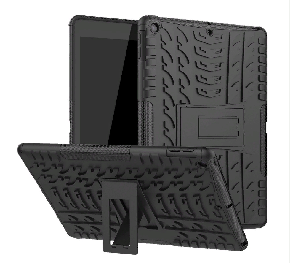 

Бампер MyPads для Apple iPad 9.7 2017/2018 ударопрочный черный, Heavy