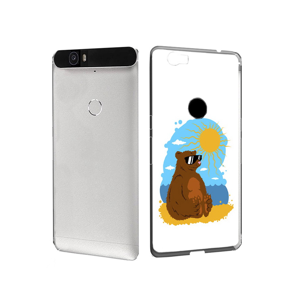 

Чехол MyPads Tocco для Huawei Nexus 6P медведь на чиле (PT17717.24.468), Прозрачный, Tocco