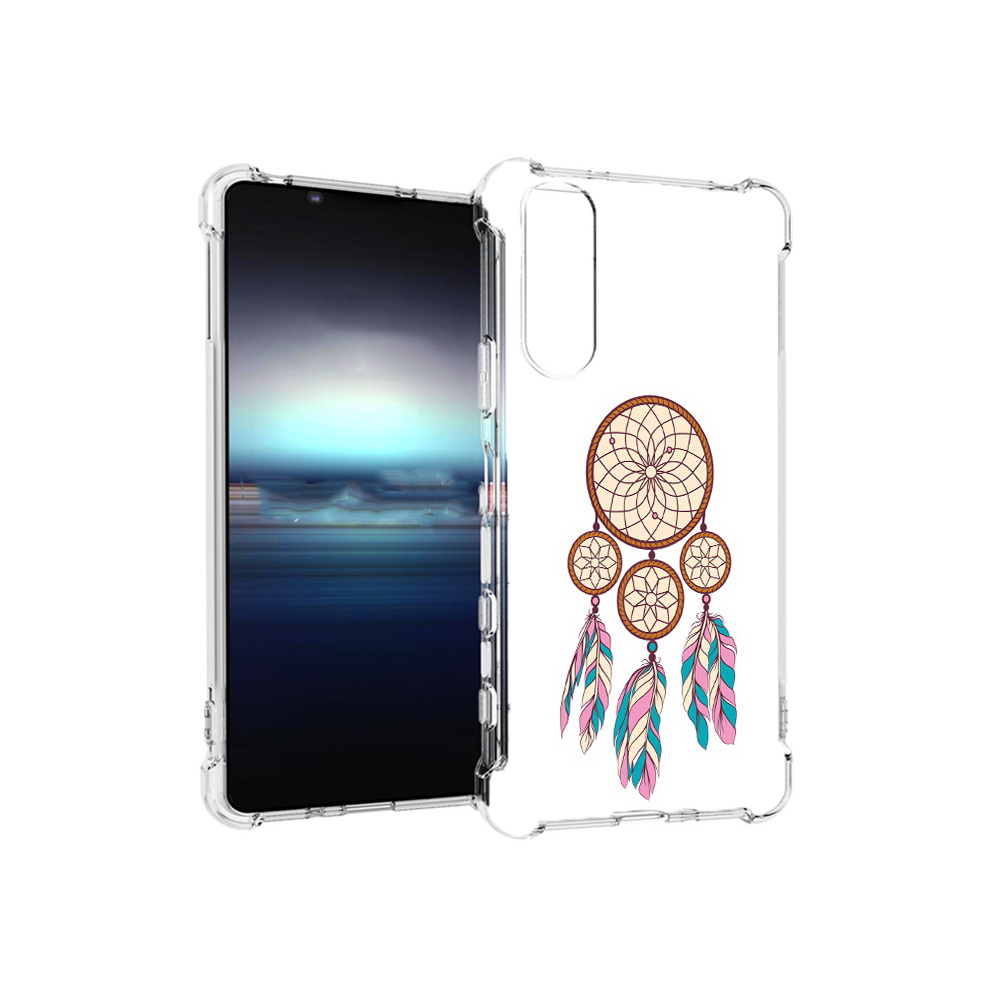 

Чехол MyPads Tocco для Sony Xperia 5 ловец снов бежевый (PT154834.228.442), Прозрачный, Tocco