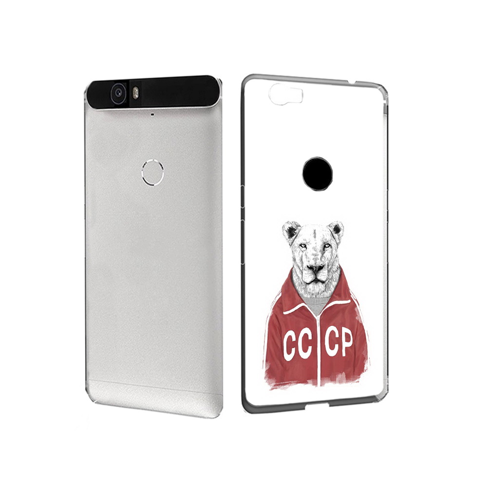 

Чехол MyPads Tocco для Huawei Nexus 6P львица ссср (PT17717.24.450), Прозрачный, Tocco