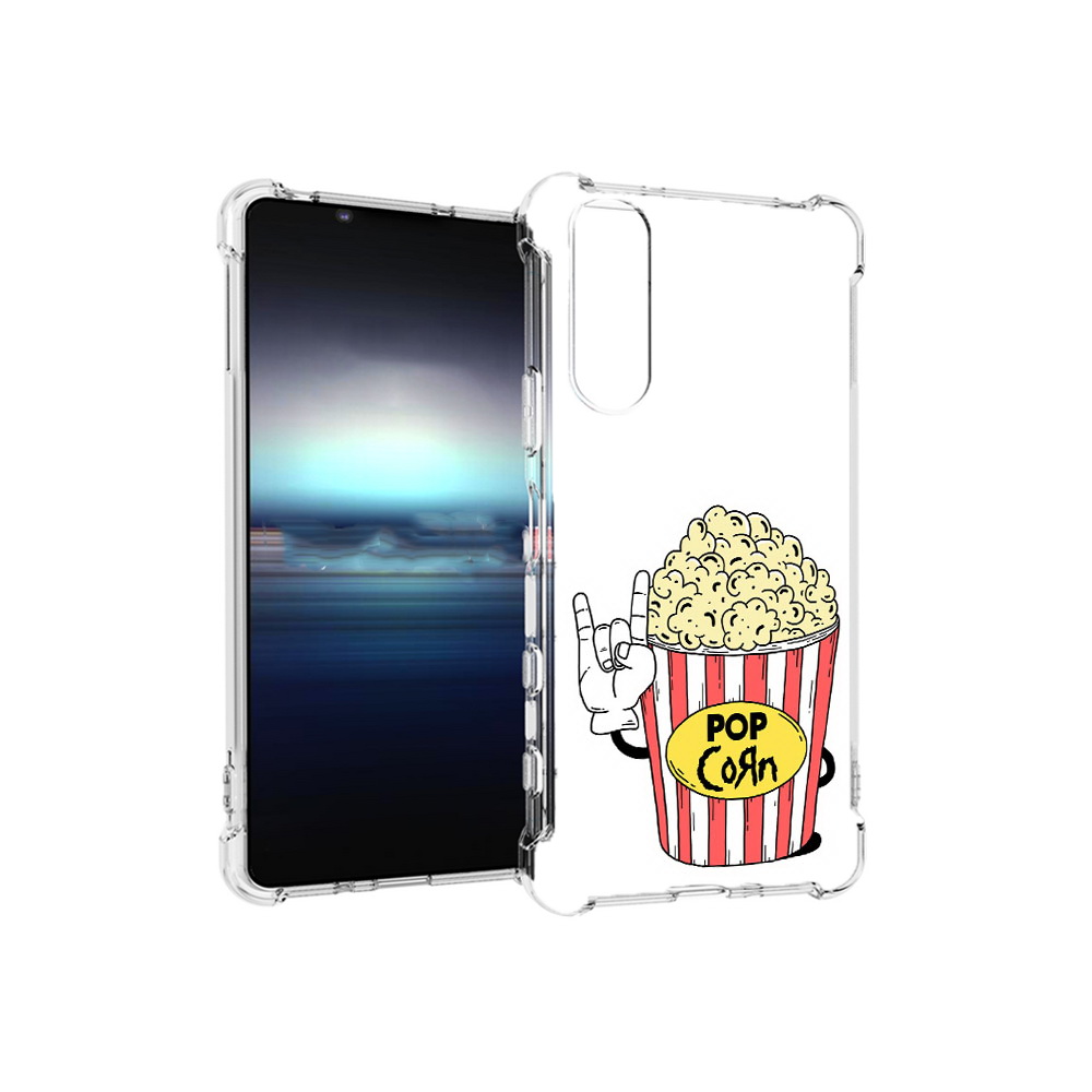 

Чехол MyPads Tocco для Sony Xperia 5 крутой попкорн (PT154834.228.427), Прозрачный, Tocco