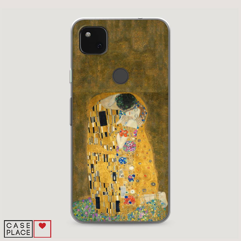 

Чехол Awog на Google Pixel 4A "Поцелуй Гюстава Климта", Разноцветный, 270650-9