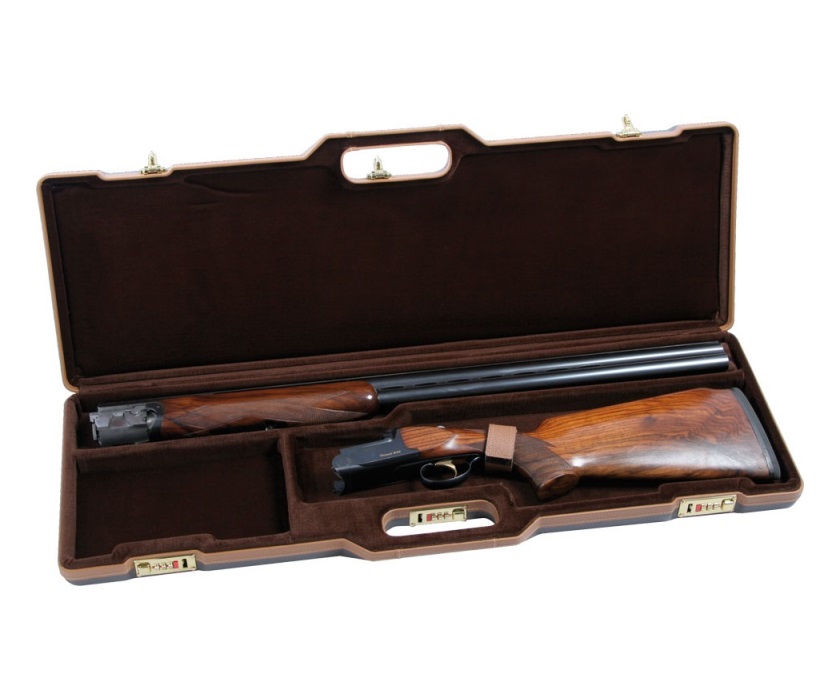 Кейс для пневматической винтовки Negrini 1607LXS коричневый/серый
