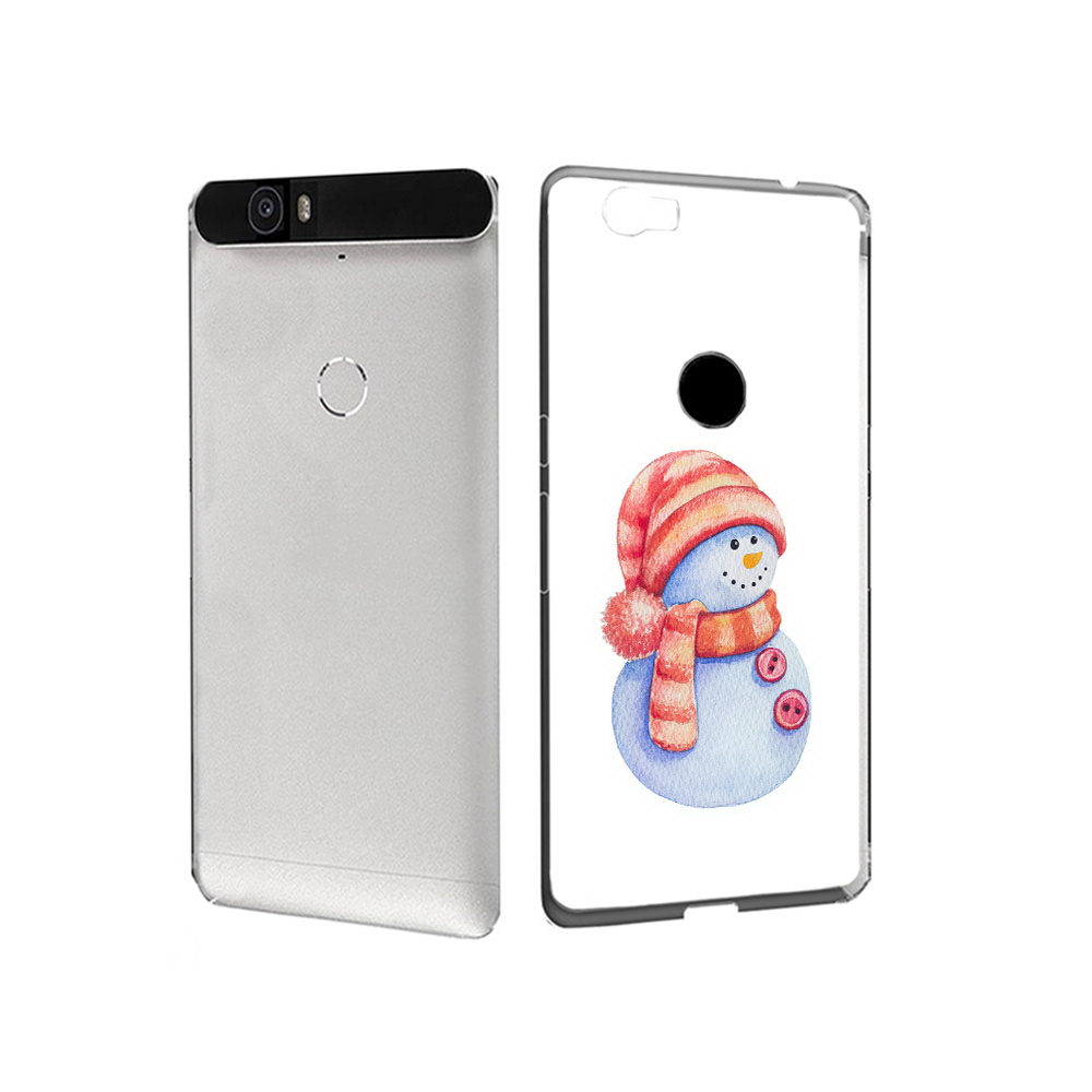 

Чехол MyPads Tocco для Huawei Nexus 6P Веселый снеговик (PT17717.24.44), Прозрачный, Tocco