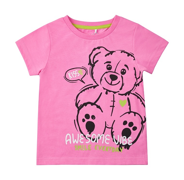 

Футболка детская Kari Kids AW24C50102709, розовый, 2-3, 233963