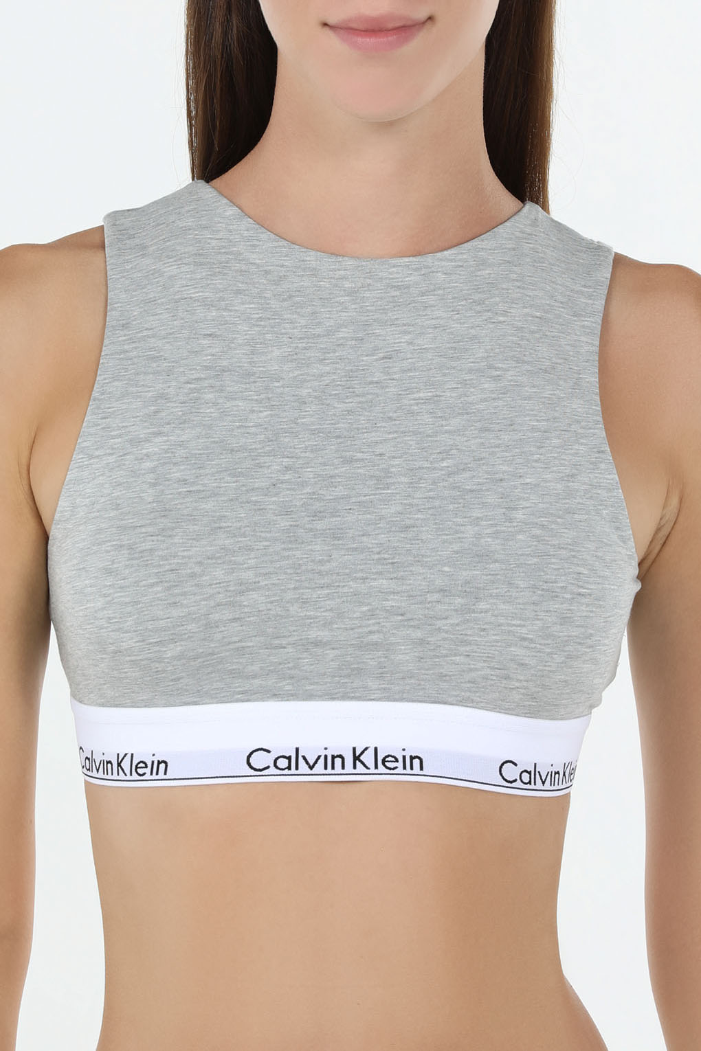 

Топ женский Calvin Klein 000QF7626E серый XL, 000QF7626E