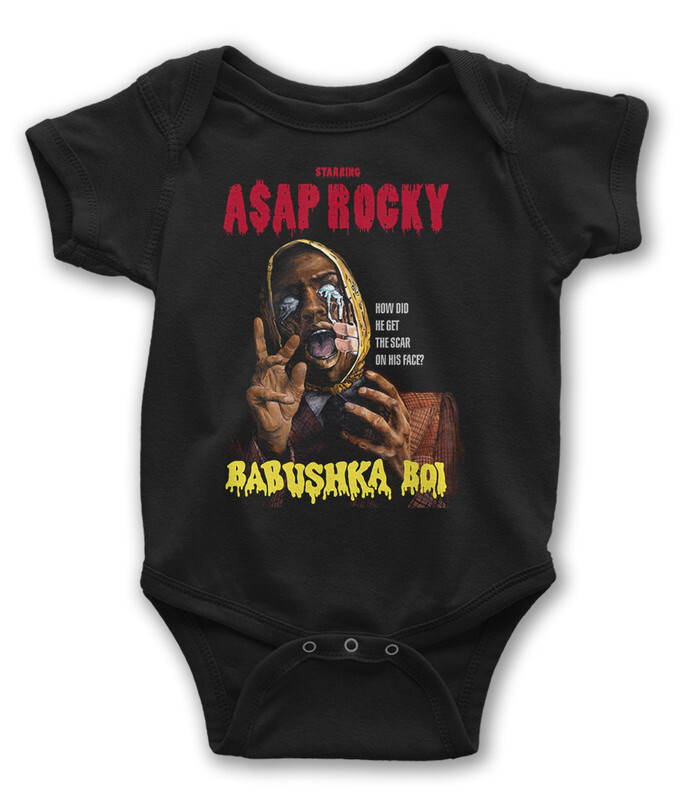 фото Боди детское wild child asap rocky - babushka boi50 цв. черный р. 86