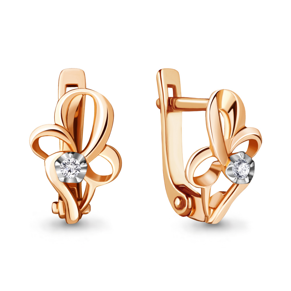 

Серьги из красного золота с бриллиантом Aquamarine Aquamarine 942252к_585_кз, 942252к_585_кз
