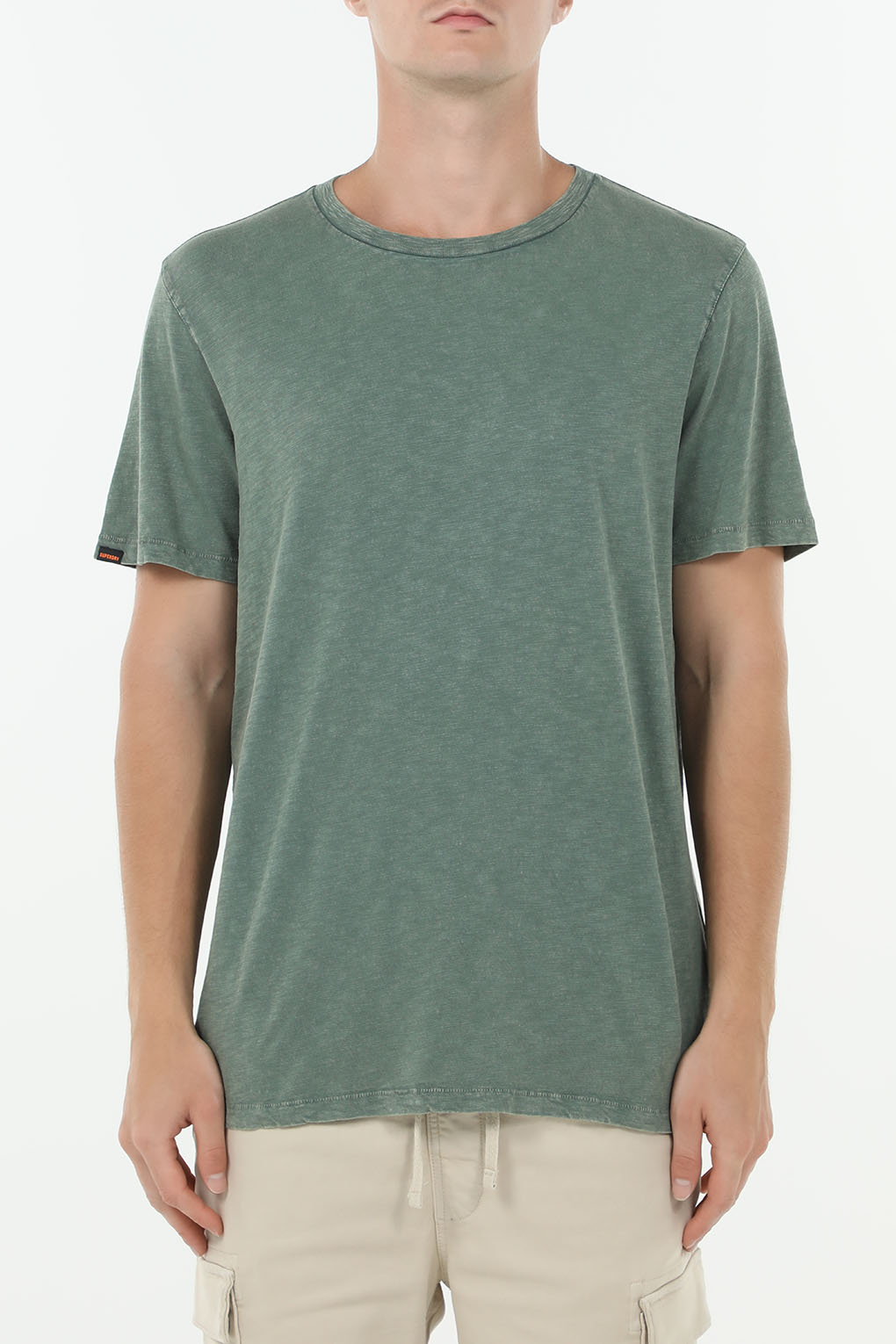 

Футболка мужская Superdry M1011888A зеленая XL, Зеленый, M1011888A