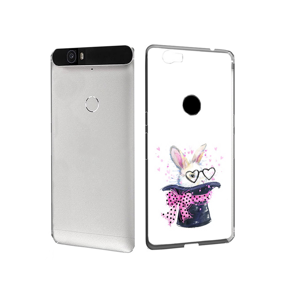 Чехол MyPads Tocco для Huawei Nexus 6P кролик в шляпе (PT17717.24.418)