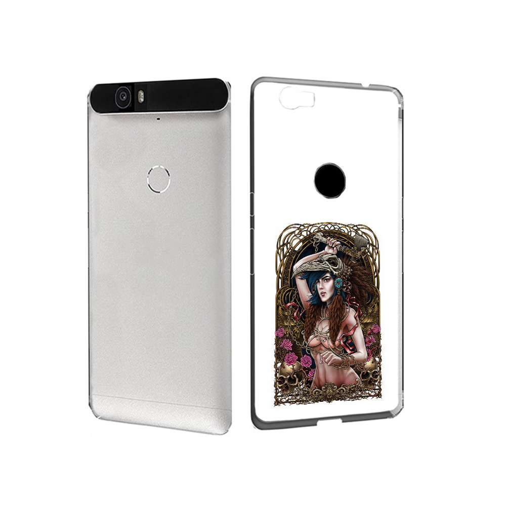 Чехол MyPads Tocco для Huawei Nexus 6P красивая девушка рисунок (PT17717.24.407)