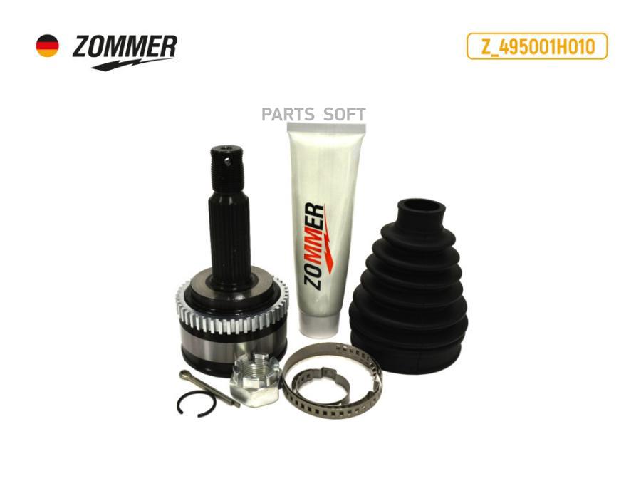 

ZOMMER Шрус наружный Hyundai i30, Kia Cerato II, Kia Soul I с ABS Z_495001H010 ZOMMER
