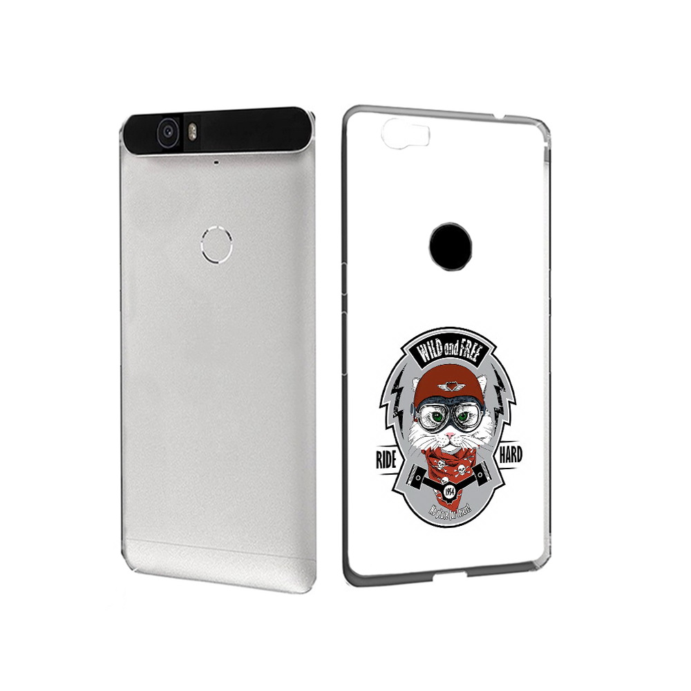 

Чехол MyPads Tocco для Huawei Nexus 6P кошка в шлеме (PT17717.24.404), Прозрачный, Tocco