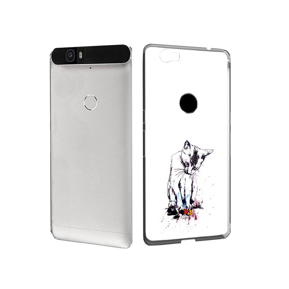 

Чехол MyPads Tocco для Huawei Nexus 6P кот и микки (PT17717.24.399), Прозрачный, Tocco