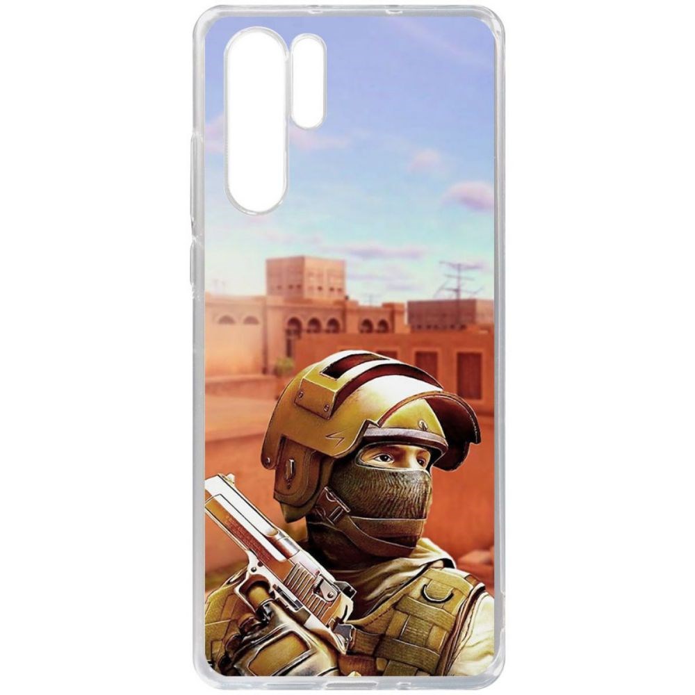 

Чехол-накладка Krutoff Standoff 2 - Спец для Huawei P30 Pro