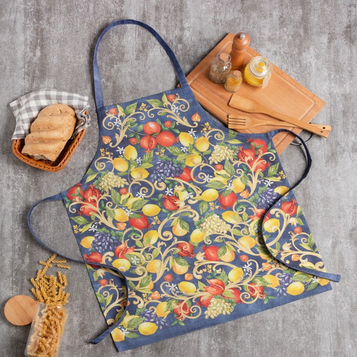 

Фартук "Этель" Southern fruits 60х70 см см, 100% хл, саржа 190 гр/м2, Southern fruits