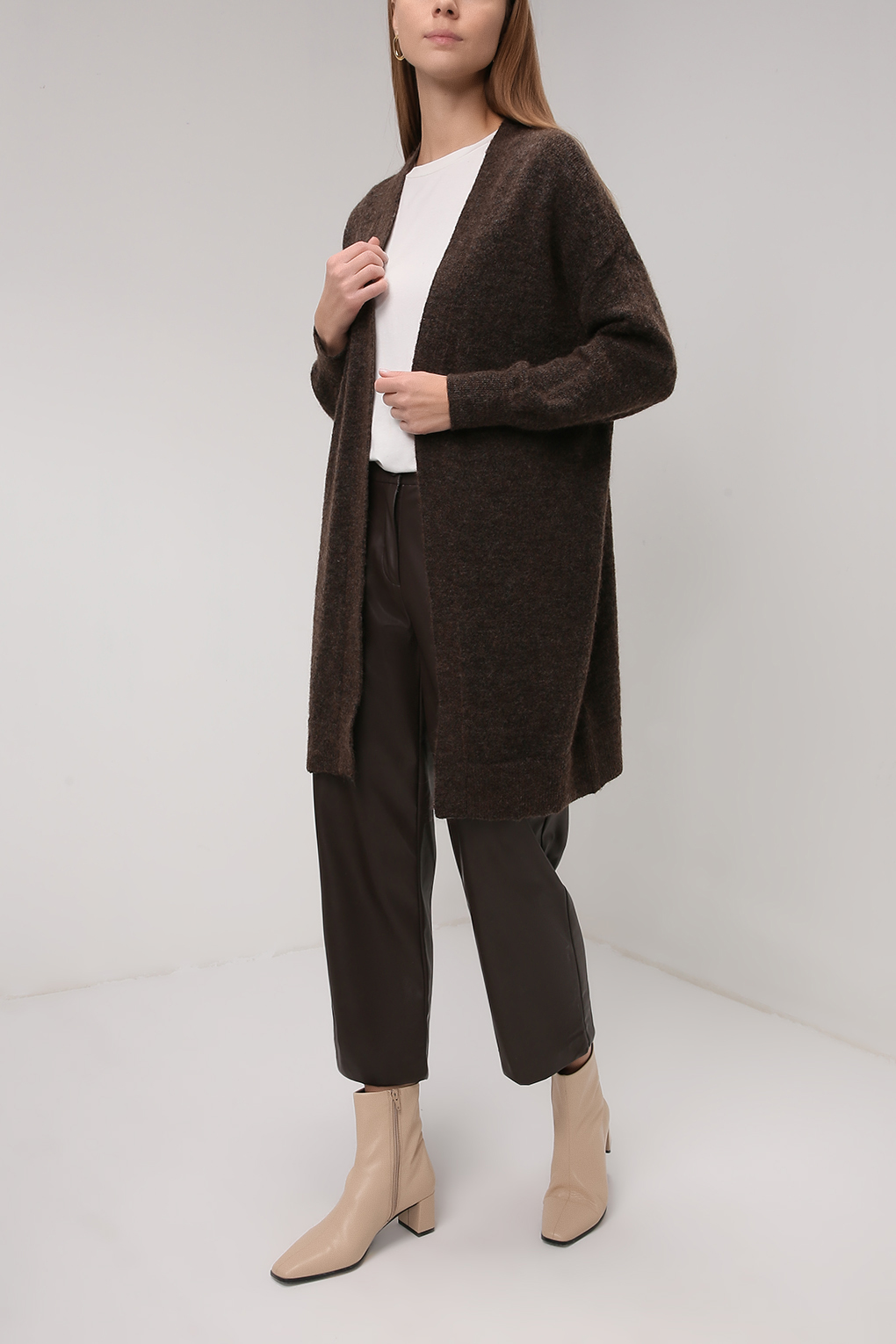 

Кардиган женский NOOM коричневый, 2109 SILVIA