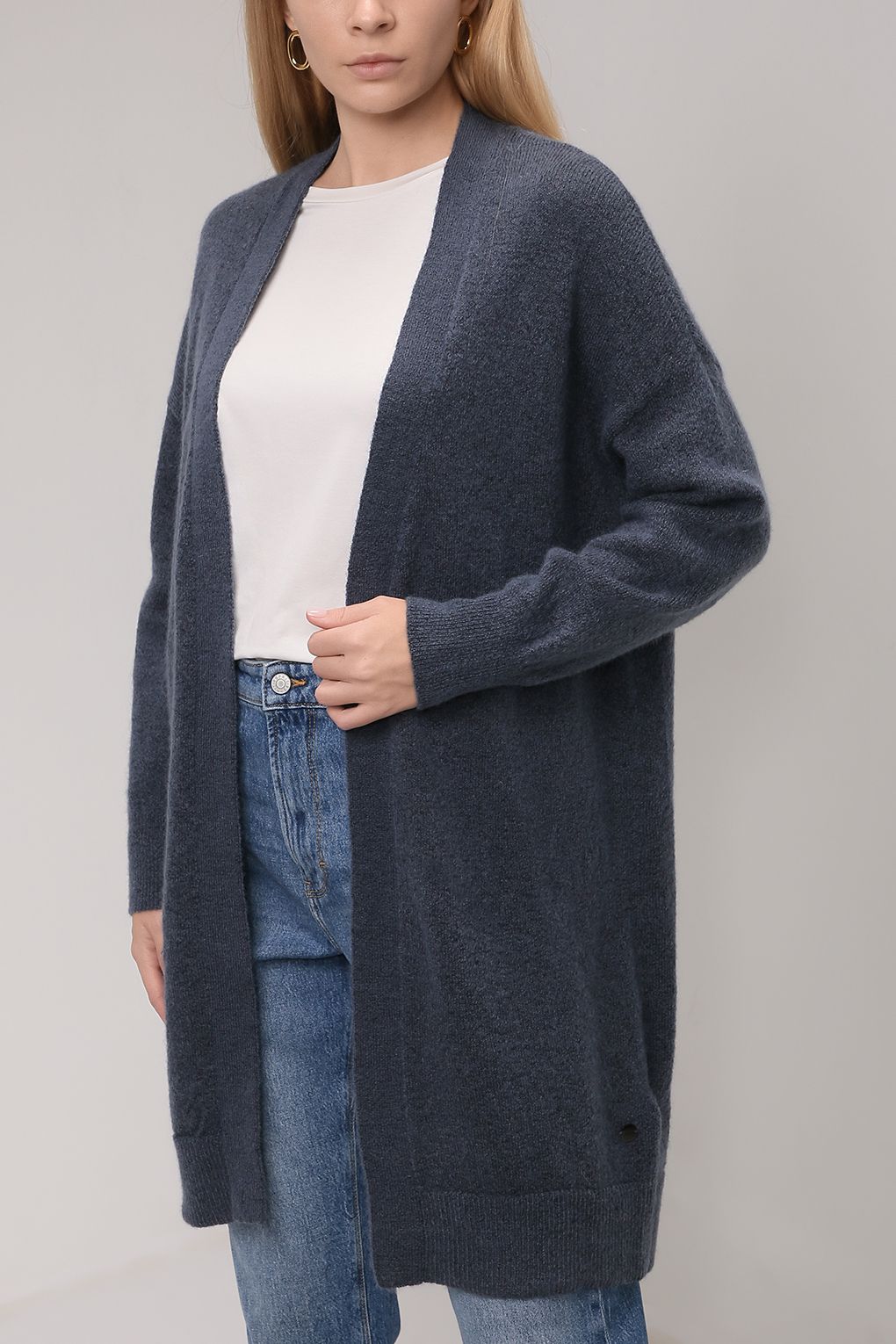 

Кардиган женский NOOM 6494/2743 голубой XL, 6494/2743