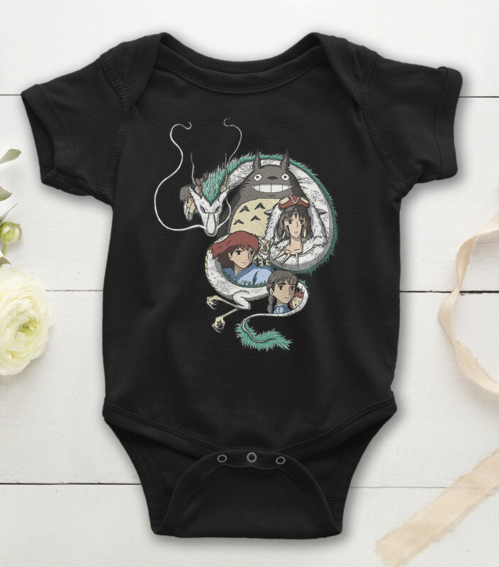 

Боди детское WILD CHILD Аниме Студия Гибли, цв.черный р.86, Аниме Студия Гибли