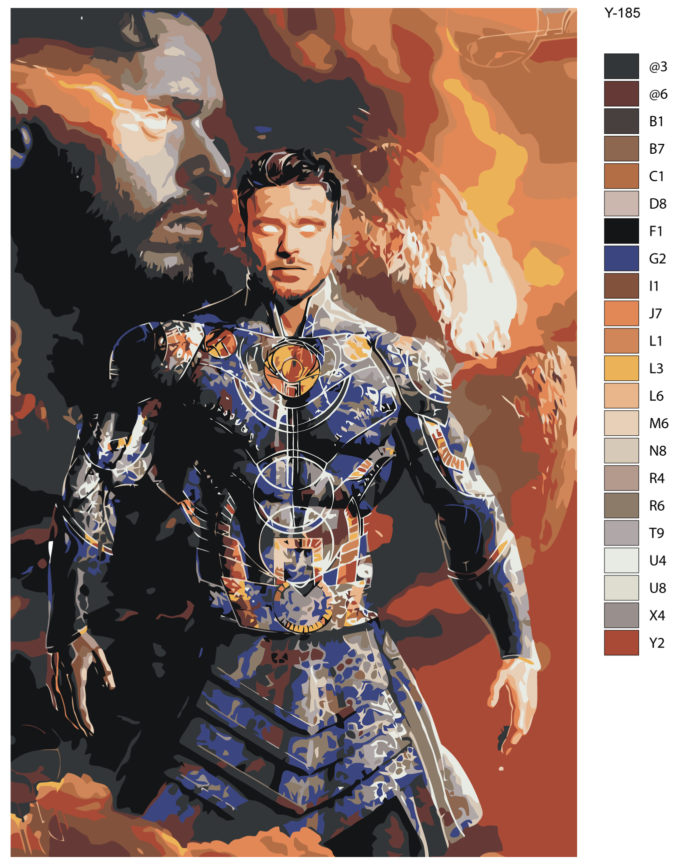 

Картина по номерам BRUSHES-PAINTS Y 185, Ричард Мэдден - Икарис. Вечные