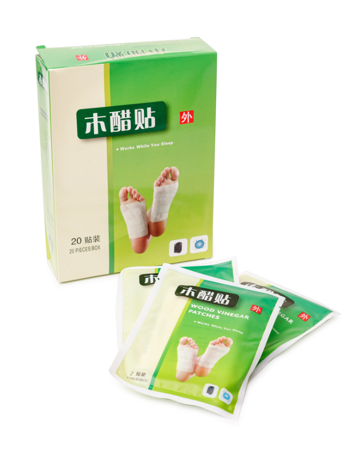 Пластырь 4HEALTH Detox на стопы для выведения токсинов, 20 шт