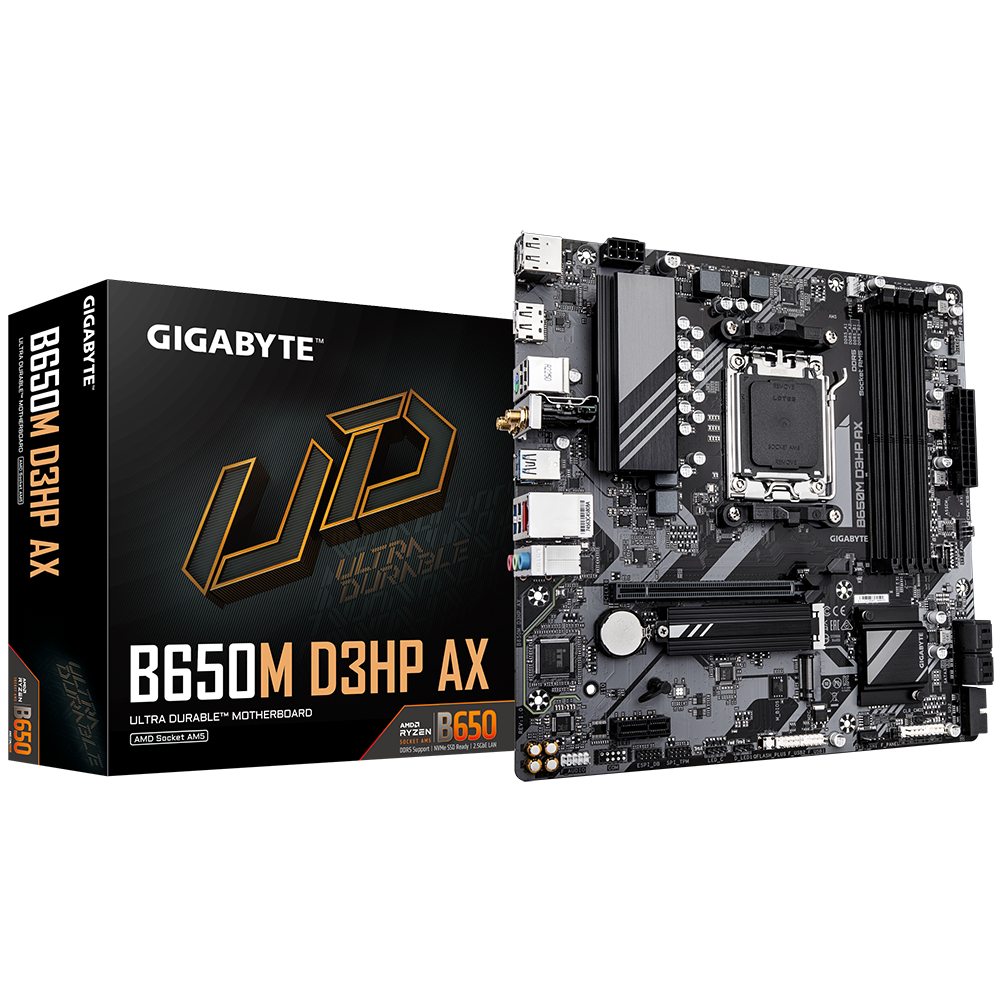 

Материнская плата GIGABYTE B650M D3HP AX, B650M D3HP AX