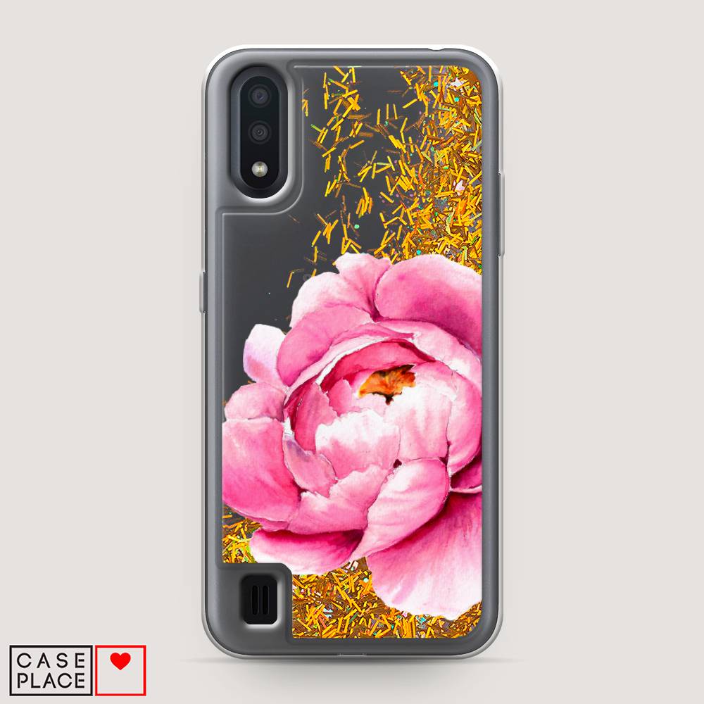 

Чехол Awog на Samsung Galaxy A01 "Прекрасный пион", Разноцветный, 29590-1