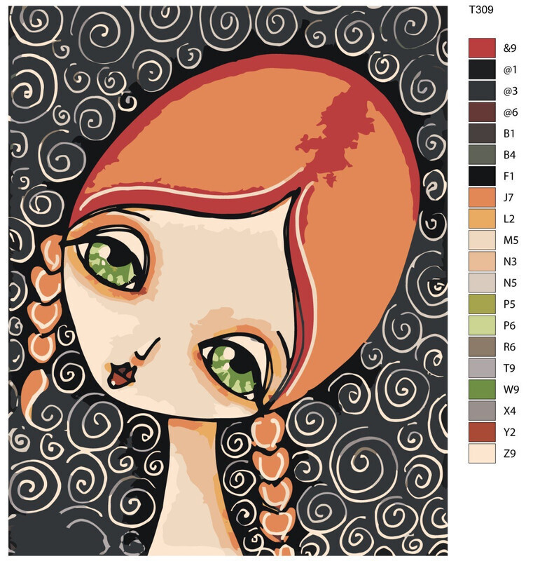 

Картина по номерам BRUSHES-PAINTS Т309, Кукла Катя