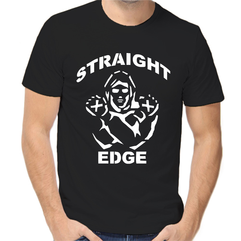 

Футболка мужская черная 56 р-р Straight edge, Черный, fm_Straight_edge