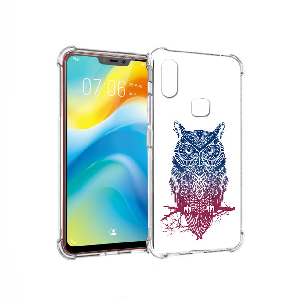 

Чехол MyPads Tocco для Vivo Y85 хиппи сова (PT108269.426.664), Прозрачный, Tocco