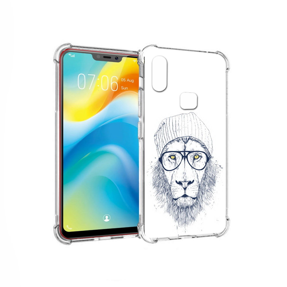 

Чехол MyPads Tocco для Vivo Y85 хиппи лев (PT108269.426.663), Прозрачный, Tocco