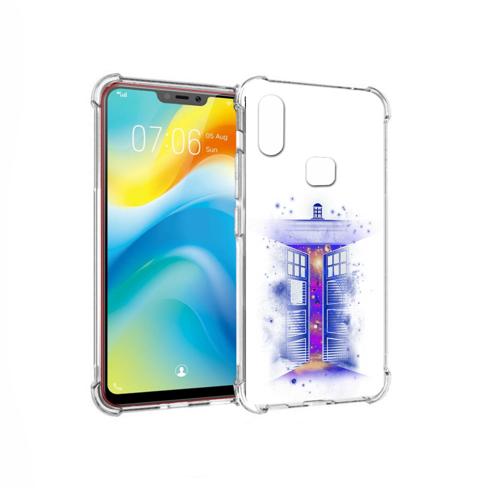 

Чехол MyPads Tocco для Vivo Y85 фиолетовый уголок абстракция (PT108269.426.659), Прозрачный, Tocco