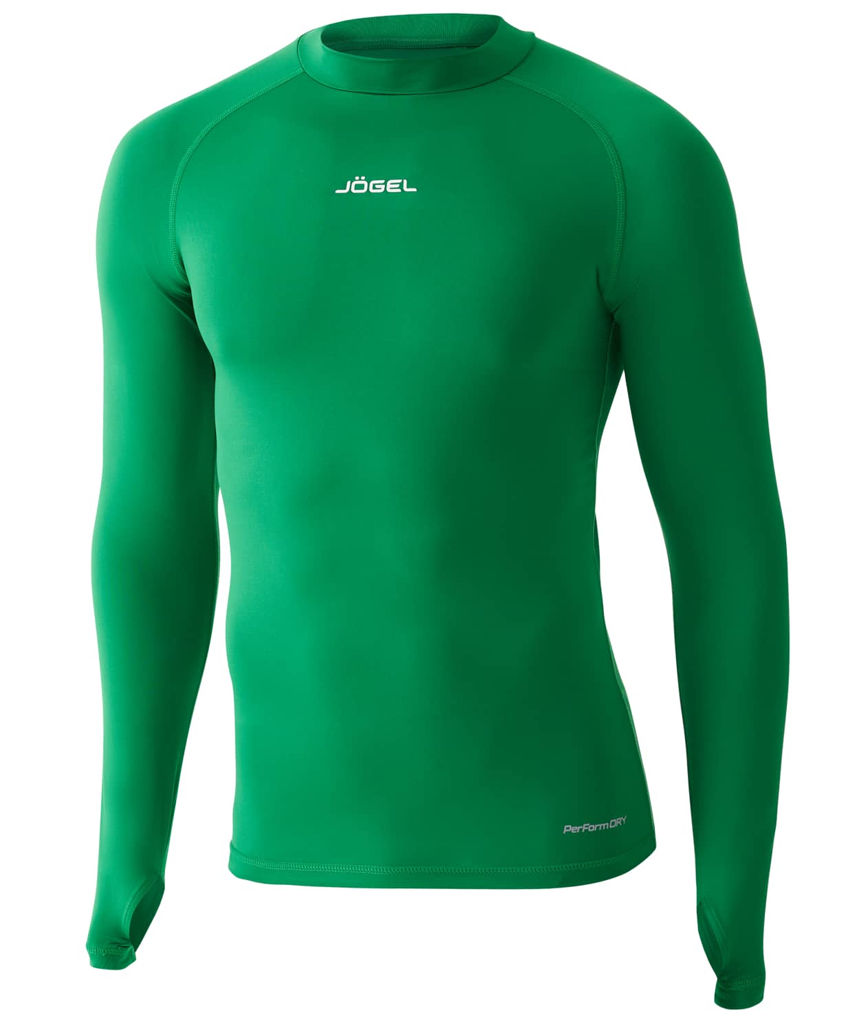 фото Футболка компрессионная с длинным рукавом camp performdry top ls, зеленый xxl jogel