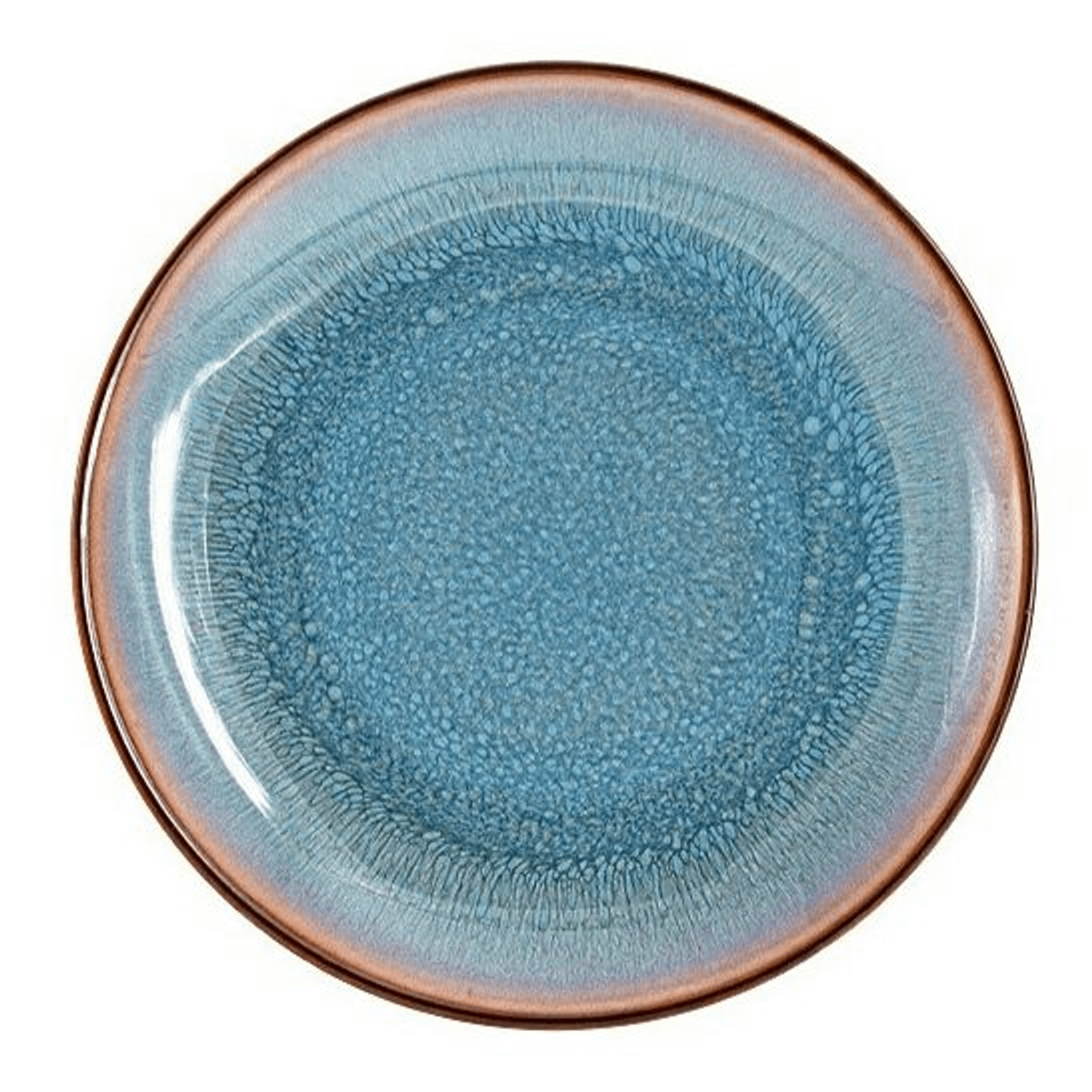 Тарелка для закусок Home and Style Ларимар 21 см синяя