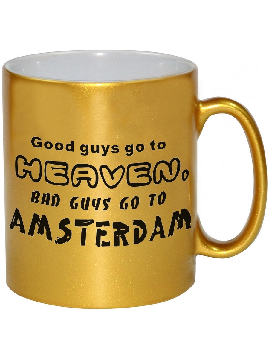 фото Кружка drabs good guys go to heaven, bad guys go to amsterdam