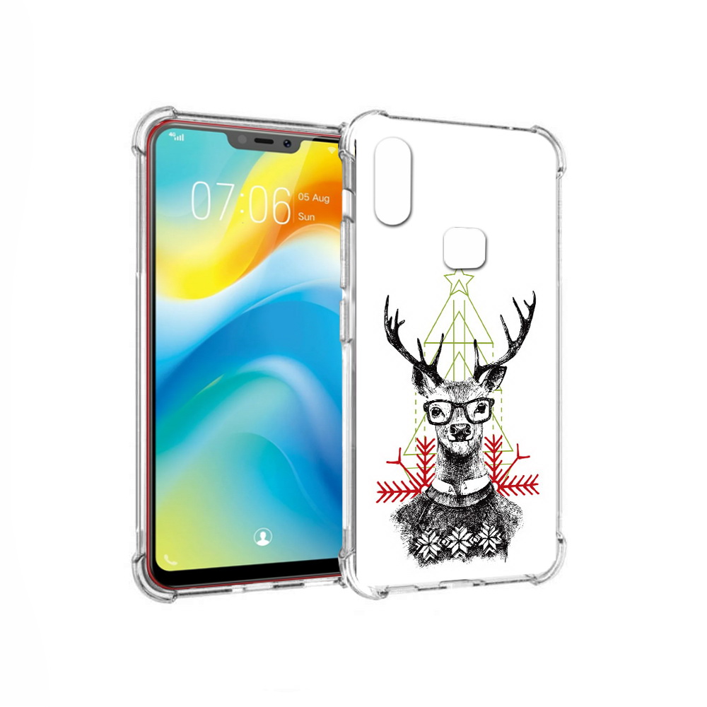 

Чехол MyPads Tocco для Vivo Y85 умный олень (PT108269.426.652), Прозрачный, Tocco