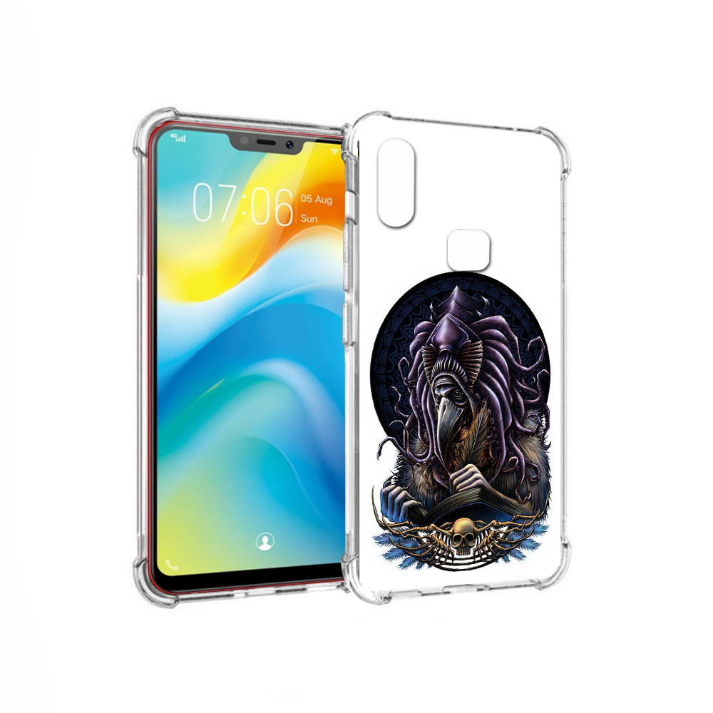 

Чехол MyPads Tocco для Vivo Y85 умный ворон (PT108269.426.650), Прозрачный, Tocco