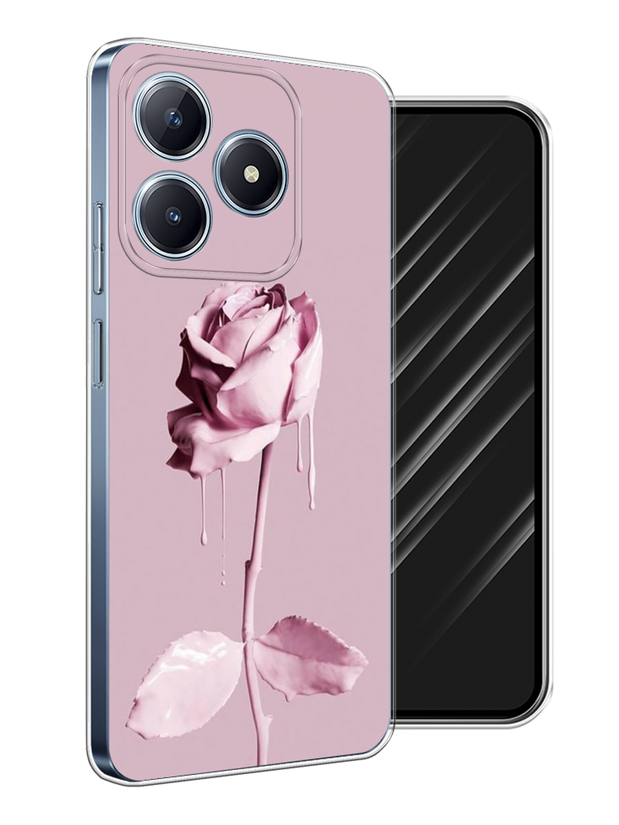 

Чехол Awog на Realme C63 "Роза в краске", Белый;розовый, 2517350-1