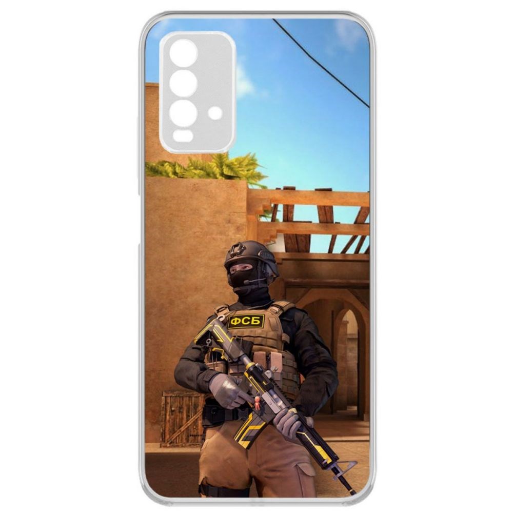 

Чехол-накладка Krutoff Standoff 2 - ФСБ для Xiaomi Redmi 9T, Прозрачный