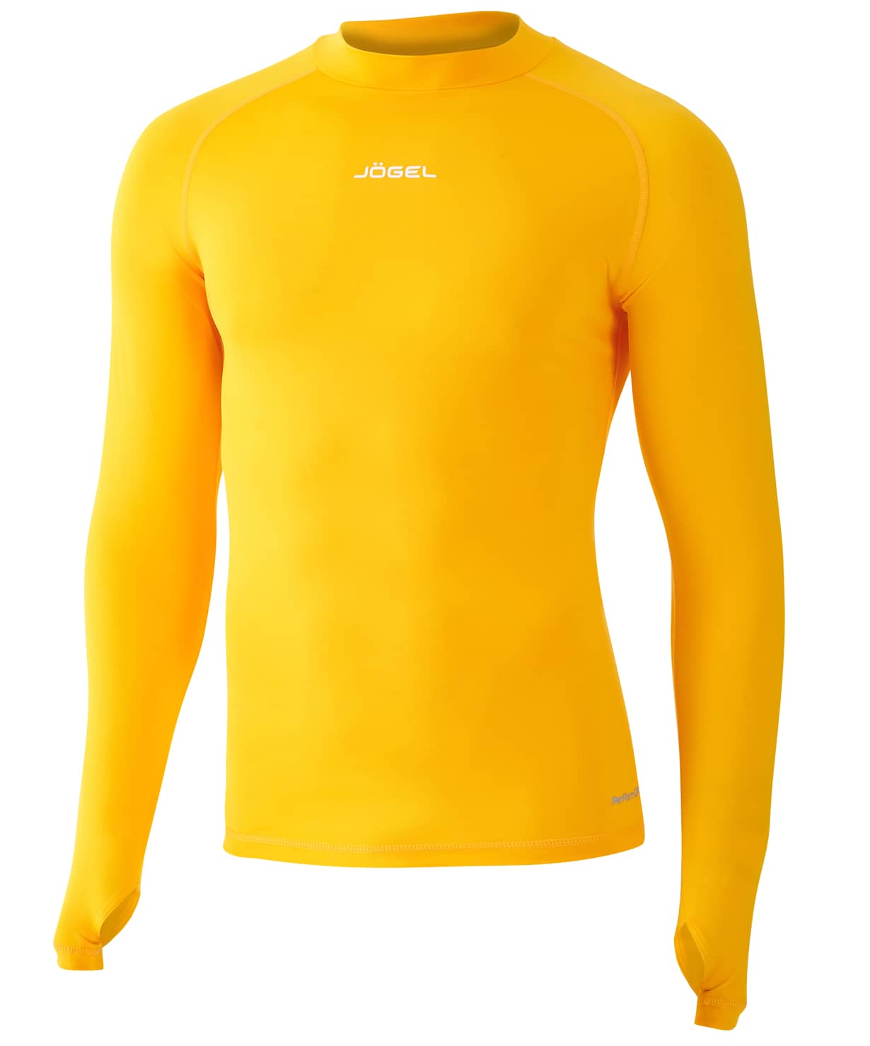 фото Футболка компрессионная с длинным рукавом camp performdry top ls, желтый xs jogel