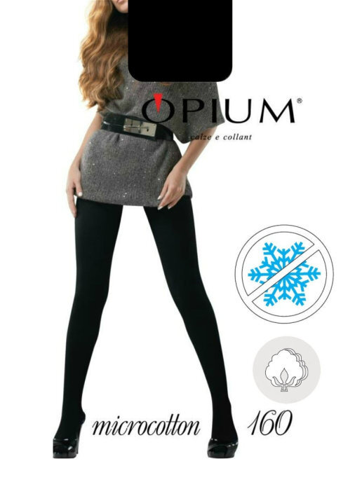 Колготки женские Opium черные 5